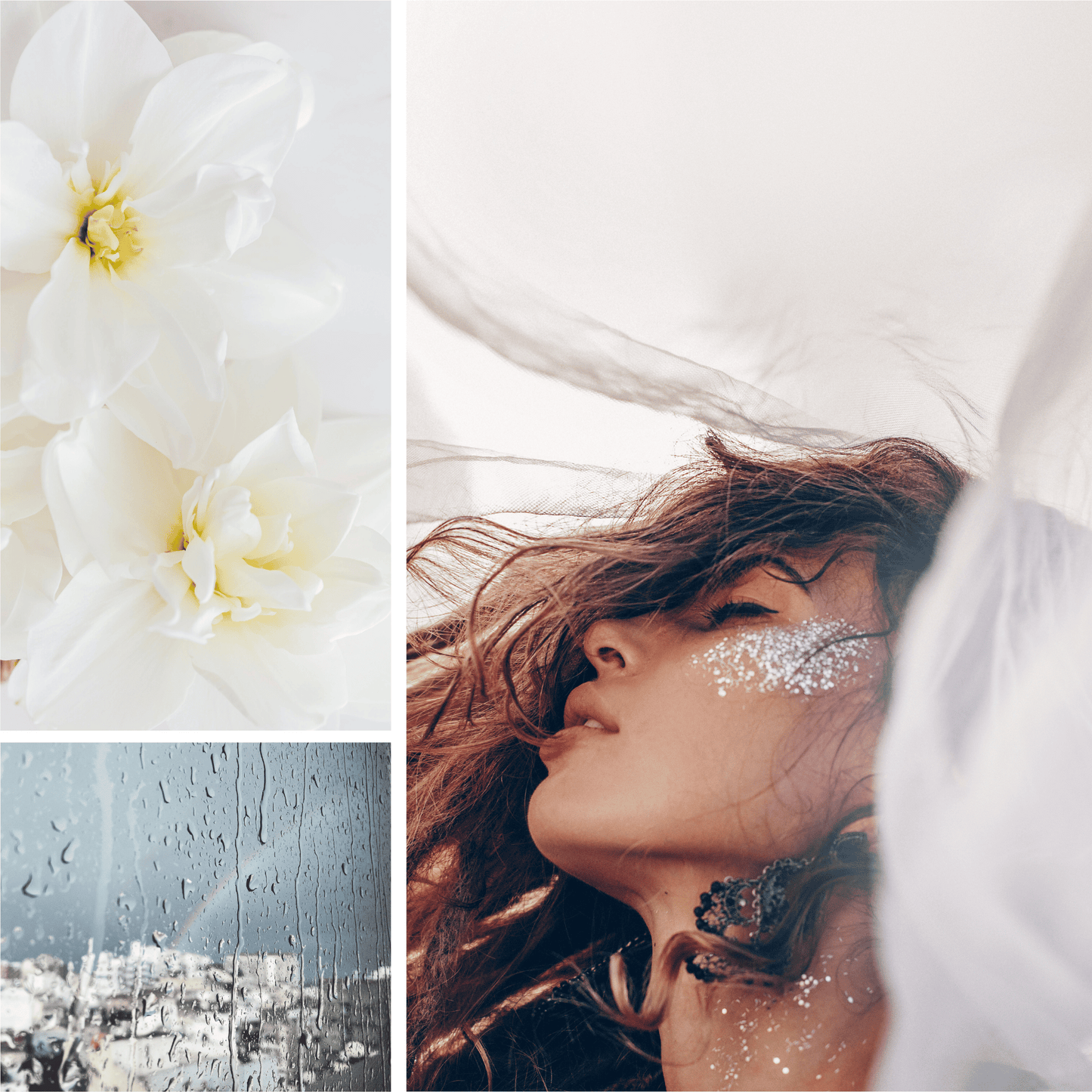 white flowers + rain fragrance oil 