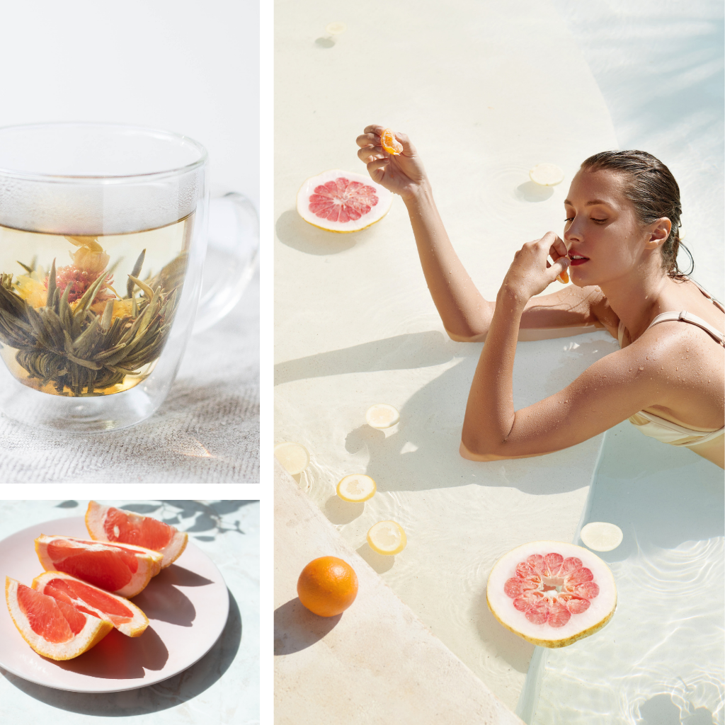 white tea and grapefruit fragrance oil